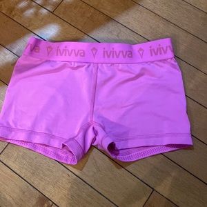 Pink athletic Ivivva shorts